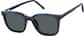 Angle view of Square Magnetic Clip-On Glasses  99125116 in Navy Blue  thumbnail