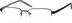 Rectangle Glasses 998421 in Black