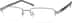 Rectangle Glasses 999611 in Silver