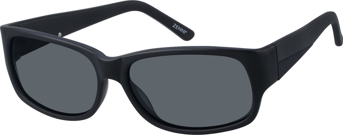 Zenni Men's Sunglasses Black Plastic Full Rim Frame