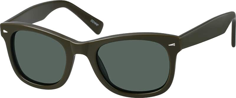 Angle view of Sunglasses A10120924 in Green