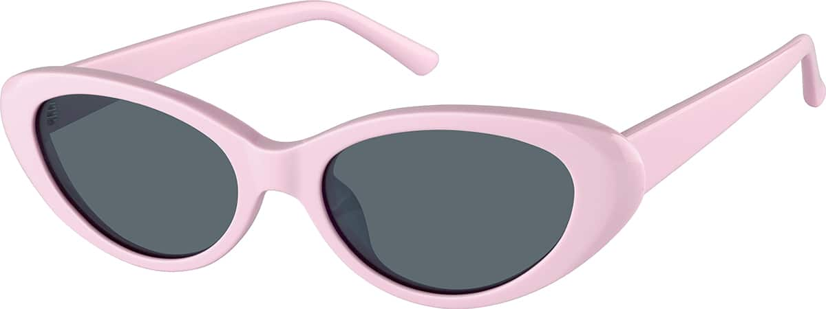 Angle view of Cat-Eye Sunglasses A10121319 in Pink