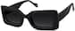 Angle view of Rectangle Sunglasses A10121621 in Black thumbnail