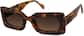 Angle view of Rectangle Sunglasses A10121625 in Tortoiseshell thumbnail