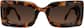 Front view of Rectangle Sunglasses A10121625 in Tortoiseshell thumbnail