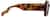 Side view of Rectangle Sunglasses A10121625 in Tortoiseshell thumbnail
