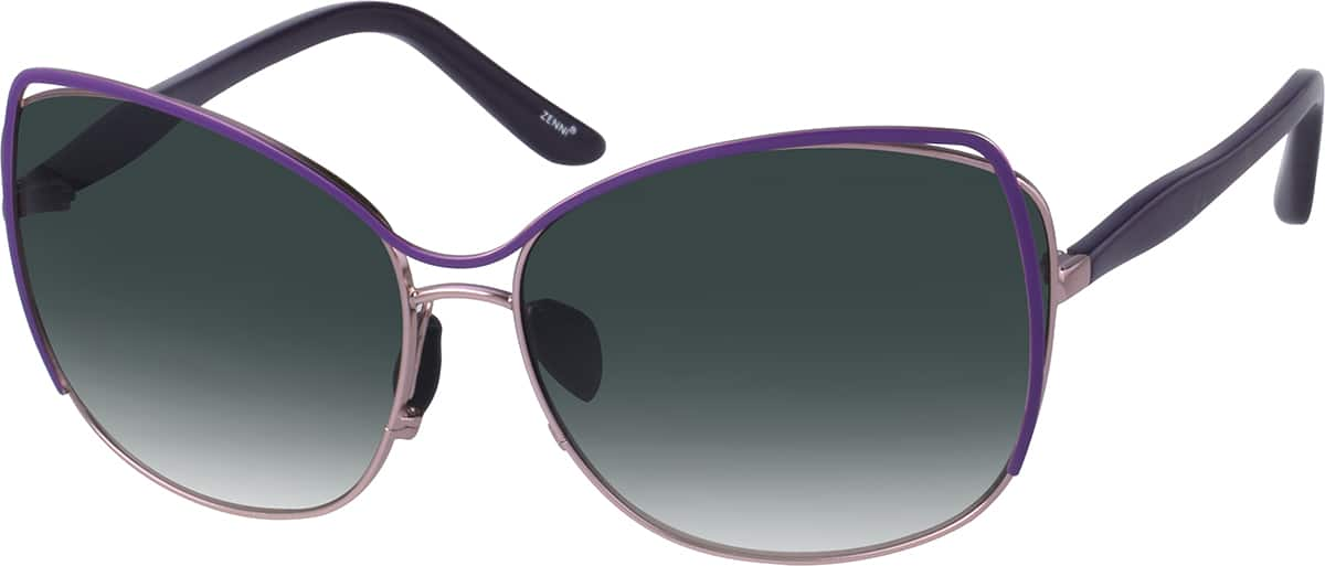 Angle view of Sunglasses A10143117 in Purple