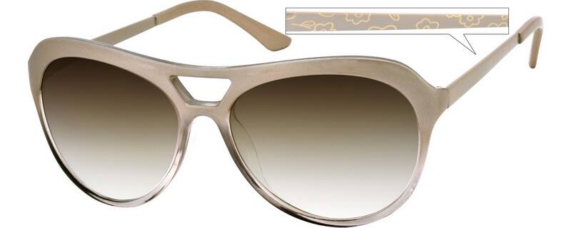 Angle view of Sunglasses A10150715 in Cream