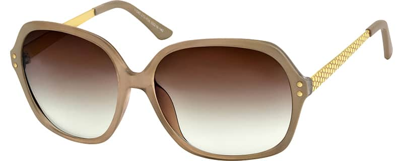 Angle view of Sunglasses A10150815 in Brown