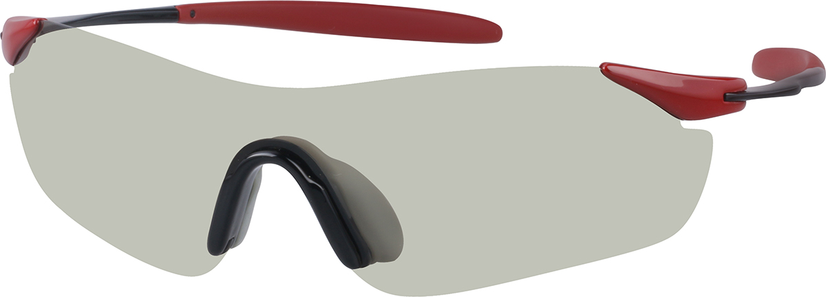 Zenni Mens Sunglasses Red Frame