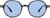 Front view of Premium Round Sunglasses A10151112 in Gray thumbnail