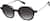 Angle view of Premium Round Sunglasses A10151121 in Black thumbnail