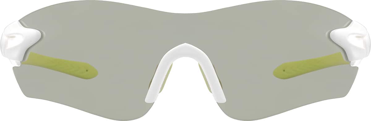 Front view of Sunglasses A10160130 in White
