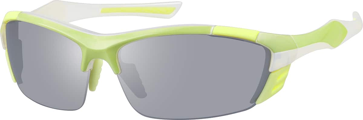 Angle view of Sunglasses A10160934 in Green