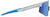 Side view of Wrap-Around Shield Sunglasses A10161511 in Silver with Sky Blue  Mirror thumbnail