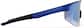 Side view of Wrap-Around Shield Sunglasses A10161516 in Blue with Blue Flash Mirror thumbnail