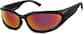 Angle view of Wrap-Around Sunglasses A10161821 in Black thumbnail