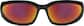 Front view of Wrap-Around Sunglasses A10161821 in Black thumbnail