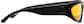Side view of Wrap-Around Sunglasses A10161821 in Black thumbnail