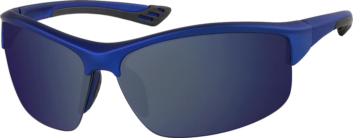 Angle view of Half-Rim Sunglasses A10161916 in Blue