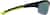 Side view of Half-Rim Sunglasses A10161921 in Black thumbnail
