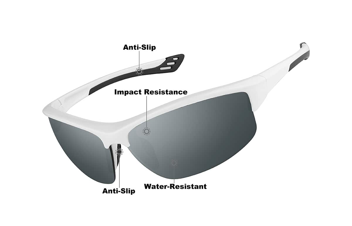 Image of Half-Rim Sunglasses