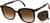 Angle view of Foldable Square Sunglases A10162025 in Tortoiseshell thumbnail