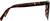 Side view of Foldable Square Sunglases A10162025 in Tortoiseshell thumbnail