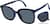 Angle view of Foldable Square Sunglases A10162036 in Blue thumbnail