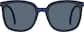 Front view of Foldable Square Sunglases A10162036 in Blue thumbnail