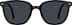 Foldable Square Sunglases A10170121 in Black