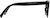 Side view of Foldable Square Sunglases A10170121 in Black thumbnail