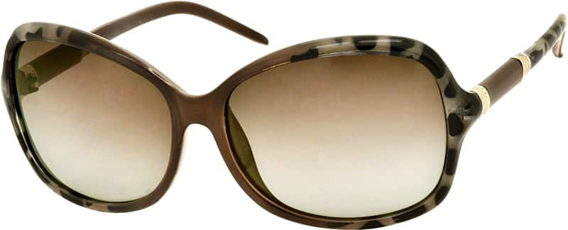 Angle view of Sunglasses A10181415 in Brown