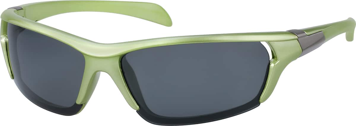 Angle view of Sunglasses A10184524 in Green