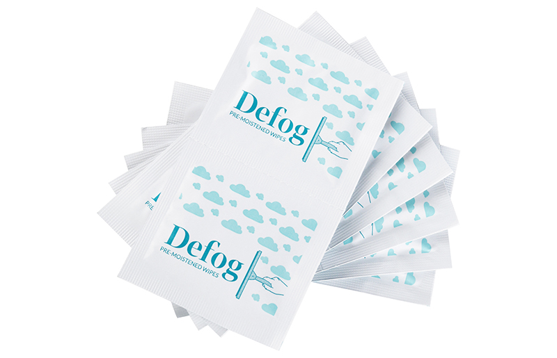 White Pre-Moistened Anti-Fog Lens Wipes