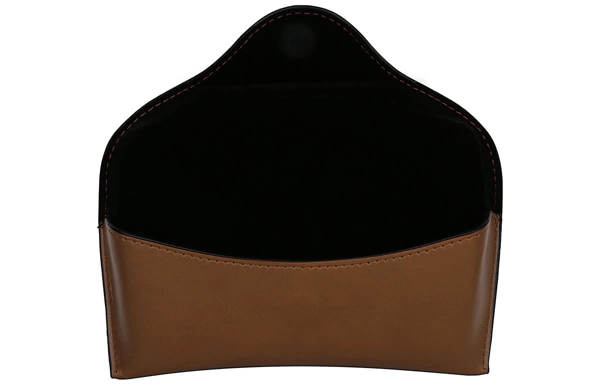 Brown Deluxe Eyeglass Case-angle-view-02