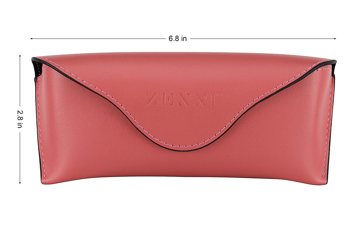 Pink Deluxe Eyeglass Case-angle-view-03