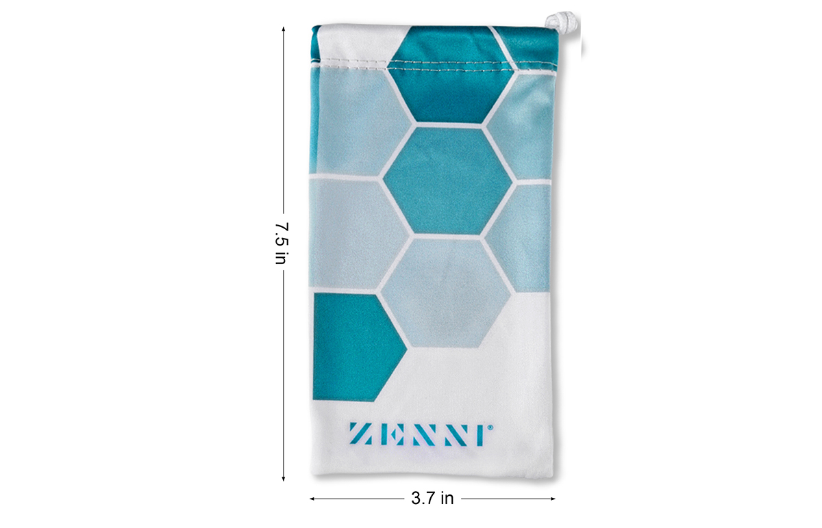 White Soft Eyeglass Case