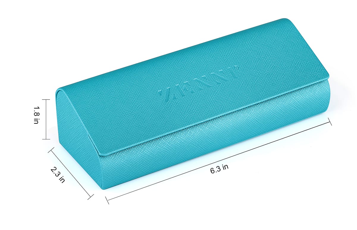 Blue Deluxe Eyewear Case-angle-view-03