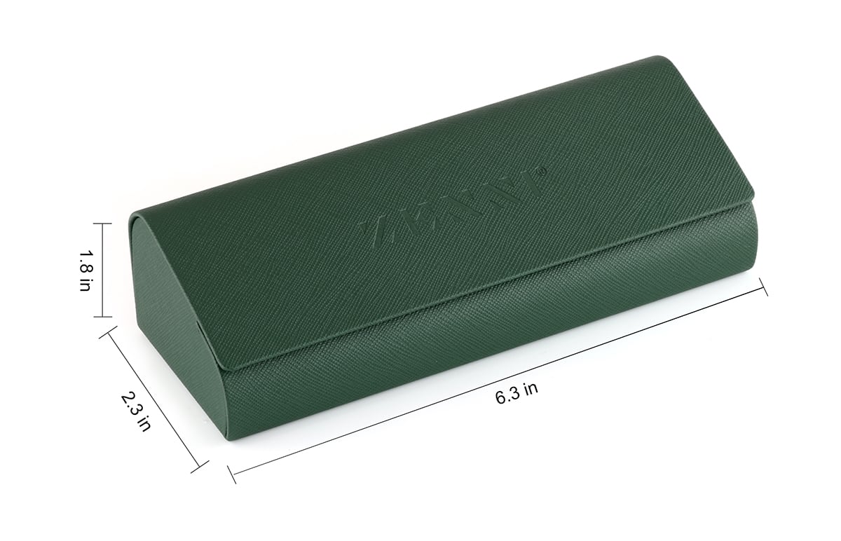 Green Deluxe Eyewear Case-angle-view-03
