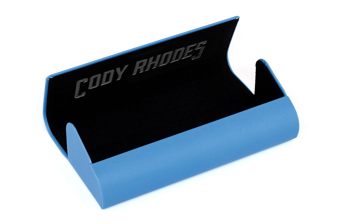 Blue WWE Cody Rhodes Deluxe Eyewear Case-angle-view-02