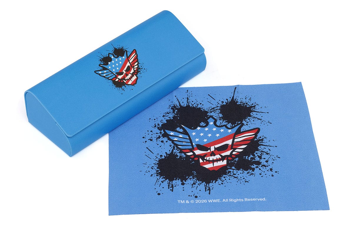 Blue WWE Cody Rhodes Deluxe Eyewear Case-angle-view-03