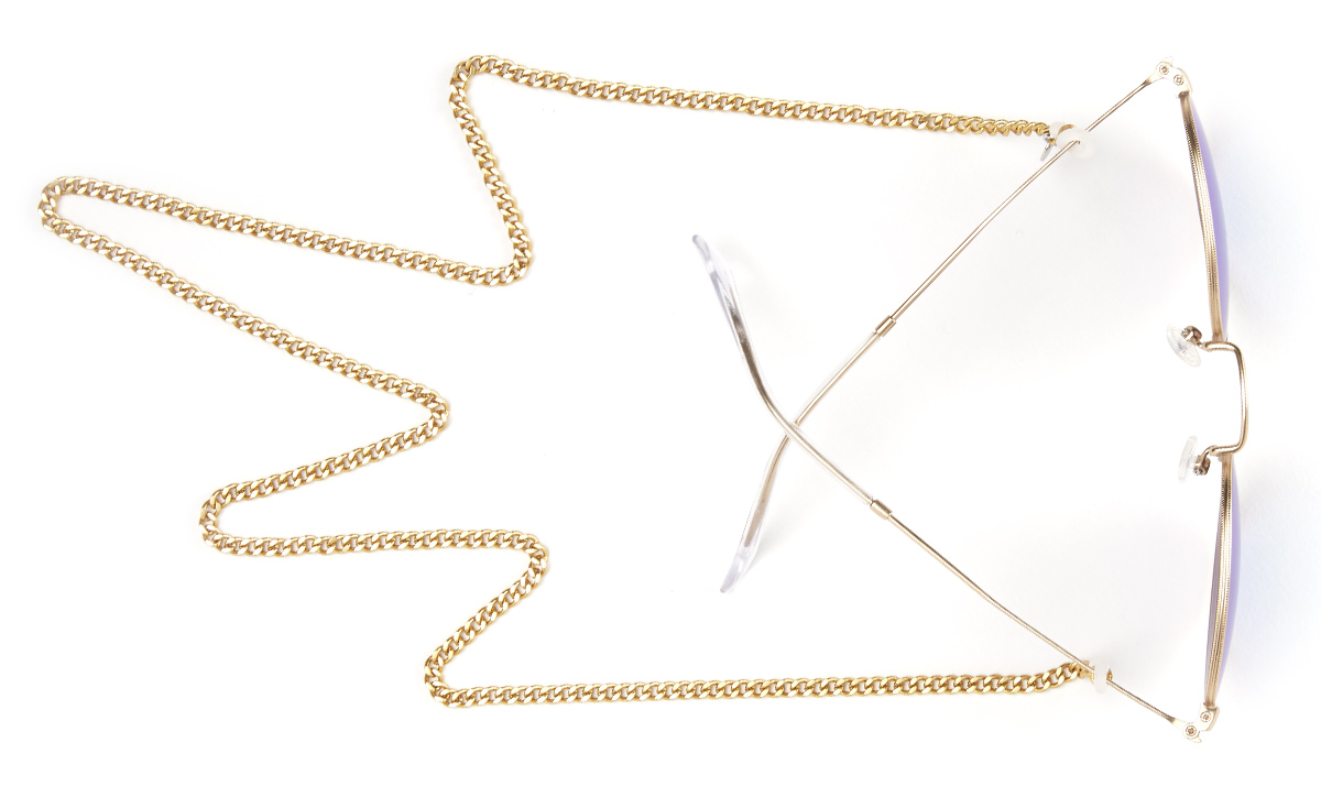 Gold Metal Eyeglass Chain
