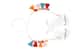 White Tassel & Pom Eyeglass Chain-angle-view-01 thumbnail