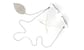 Gray Metal Eyeglass Chain-angle-view-01 thumbnail