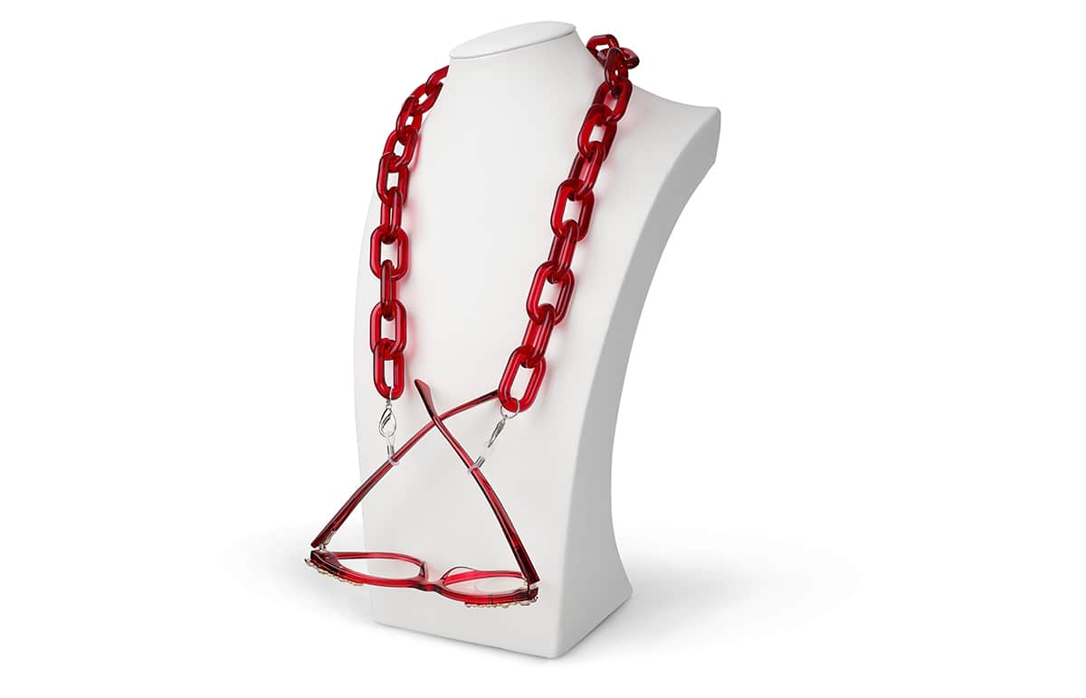 Red Eyeglass Chain-angle-view-02