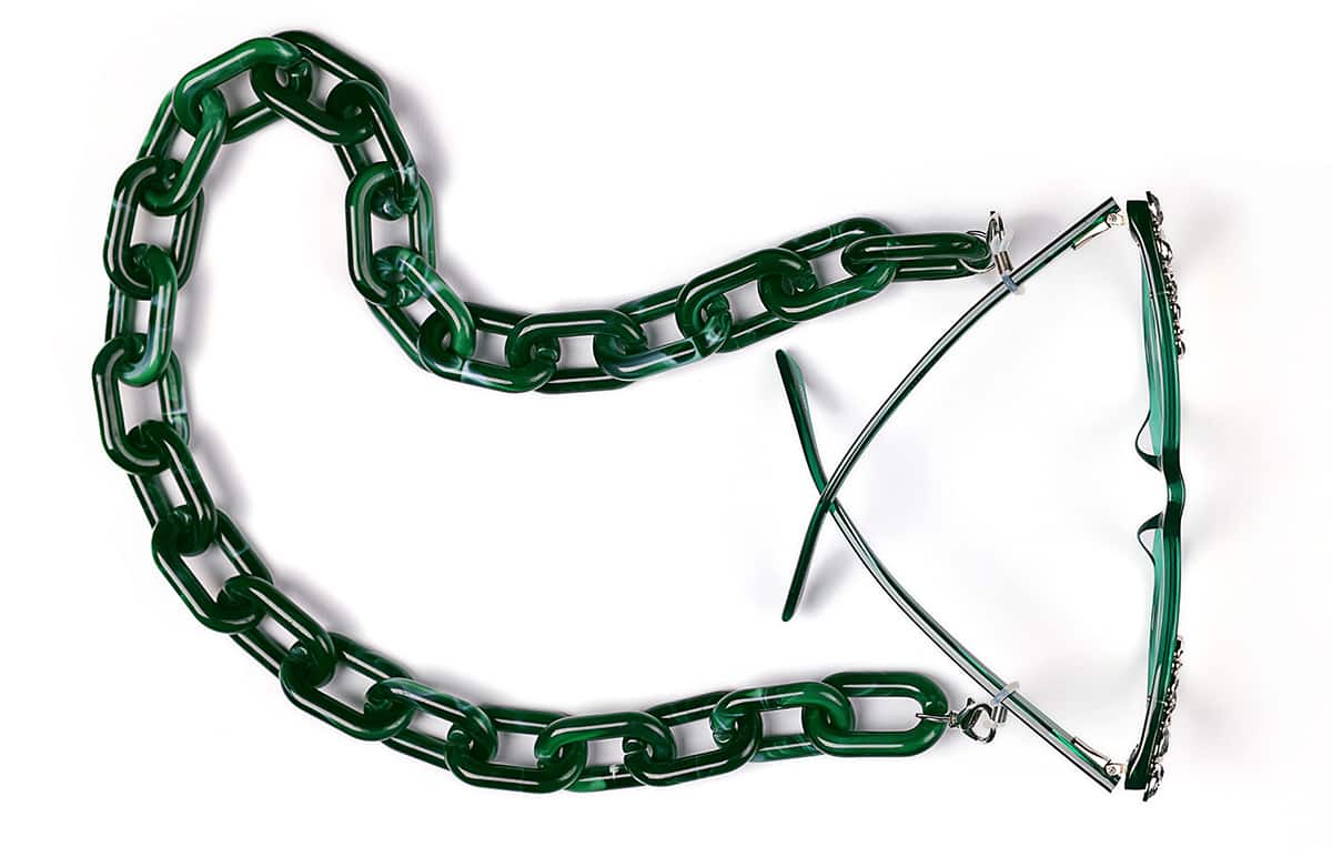 Green Eyeglass Chain #A60122924
