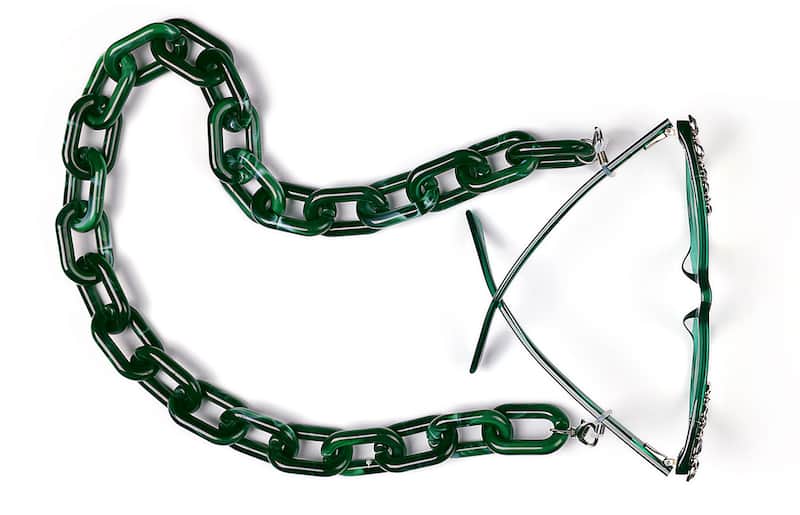 Green Eyeglass Chain