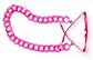 Fuchsia Eyeglass Chain-angle-view-01 thumbnail