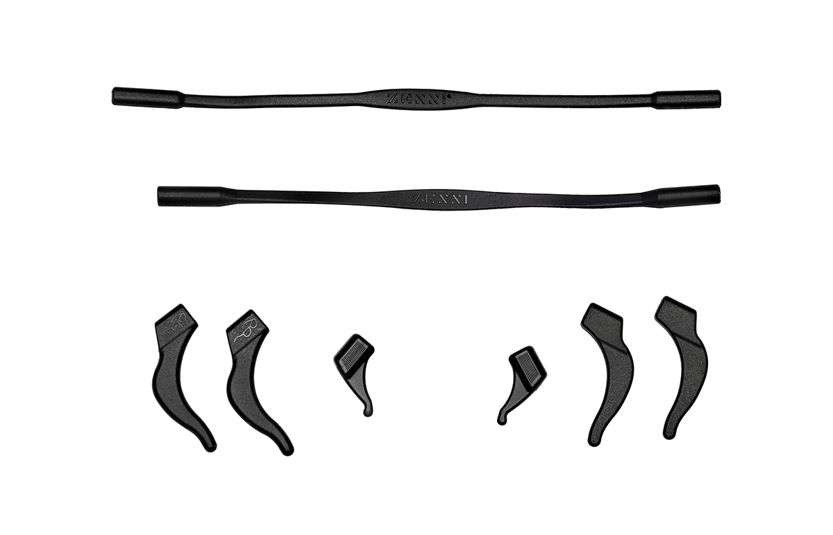 Black Kids’ Silicone Eyewear Retainer 2-Pack